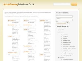 Article Directory UK